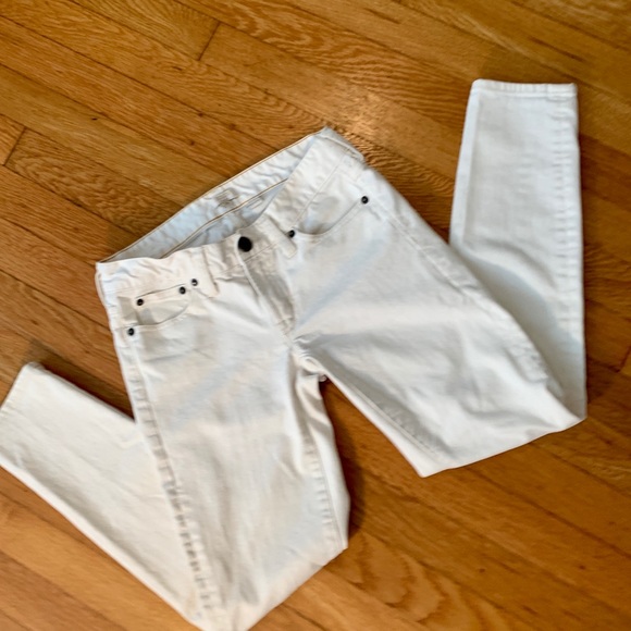 J.Crew Off White Straight Leg Skinny Jeans - Picture 7 of 15